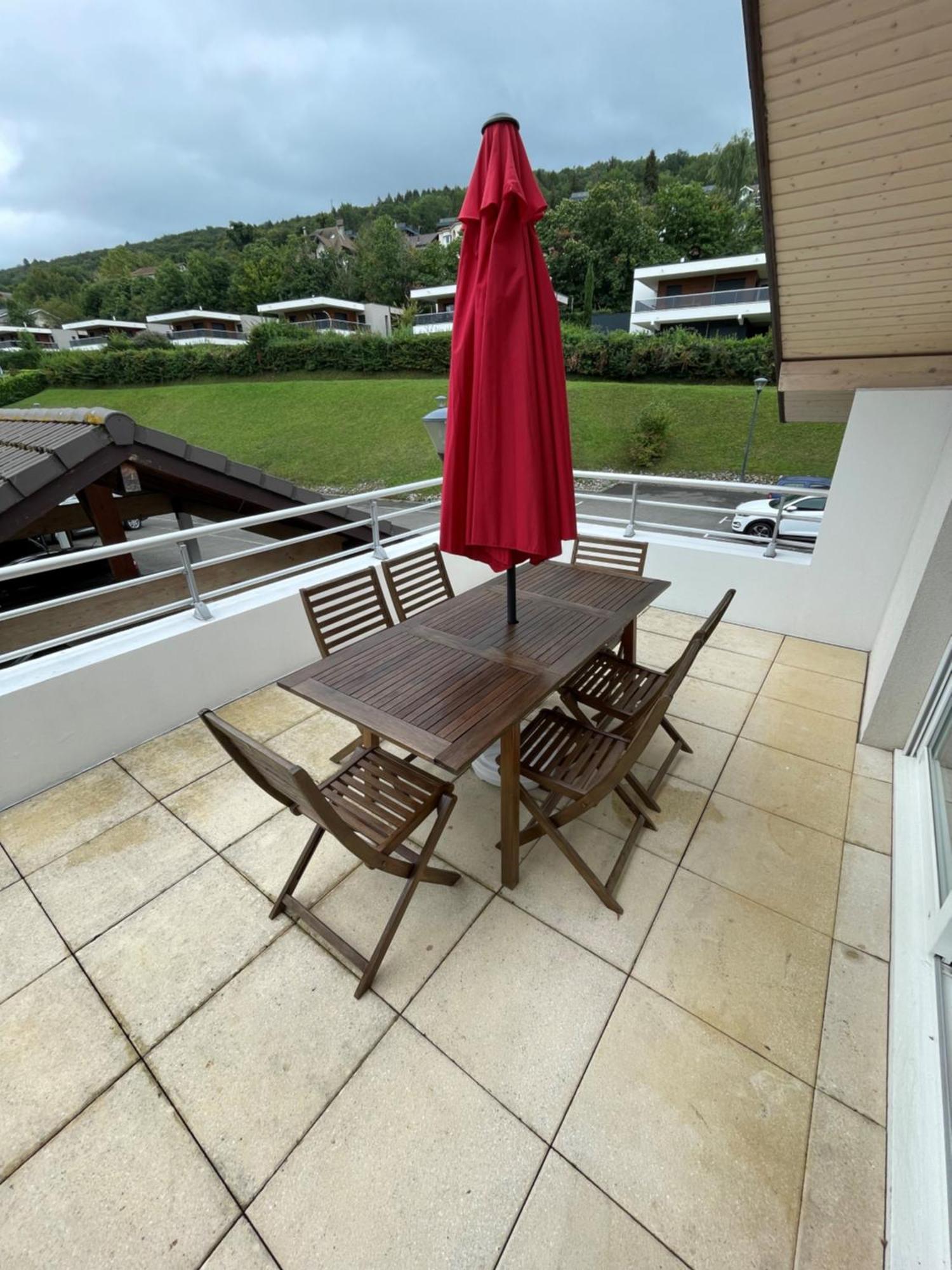 Superbe Appartement Au Calme Avec Vue Sur Le Lac. 에비앙레스벵즈 외부 사진